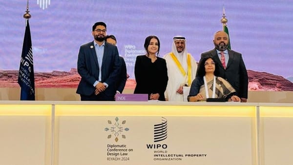 India Signs Riyadh Design Law Treaty